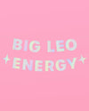 Big Leo Energy Banner - iridescent foil banner