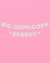 Big Capricorn Energy Banner - iridescent foil banner