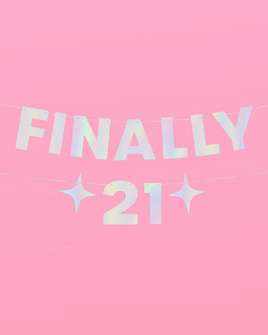 Finally 21 Pack - sash, shot glasses + more