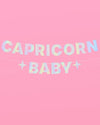 Capricorn Baby Banner - iridescent foil banner