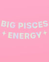 Big Pisces Energy Banner - iridescent foil banner