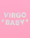 Virgo Baby Banner - iridescent foil banner