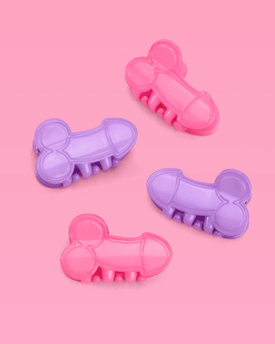 Cute Girl Penis Pack - 16 mini penis claw clips
