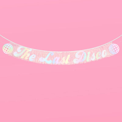 Last Disco Trio - banner, sash + tats