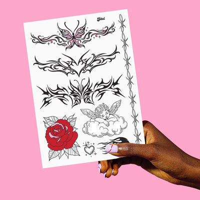 Tatted Up Tats - 28 temporary tattoos