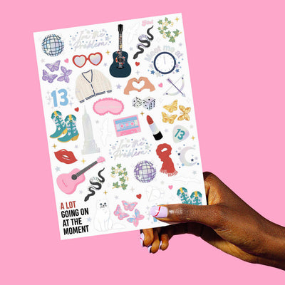 I'm The Problem Tats - 74 foil temporary tattoos