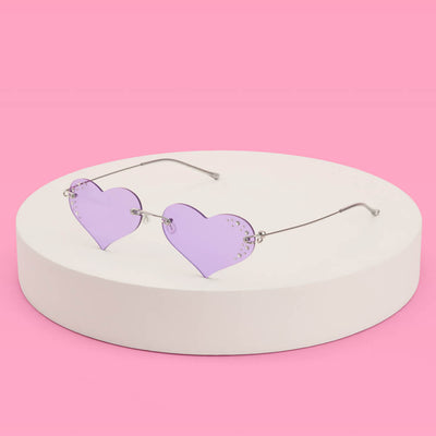 Good Idea Sunnies - rhinestone heart sunglasses