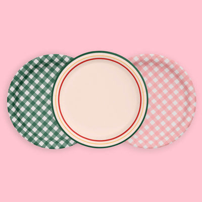 Camp Bride Plates - 24 matte paper plates