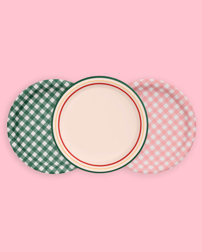 Camp Bride Plates - 24 matte paper plates