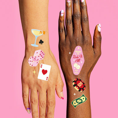 Feeling Lucky Tats - 50 temporary tattoos