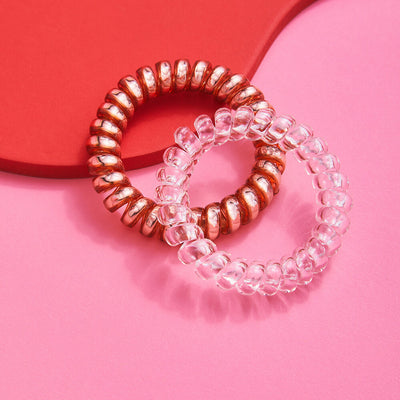 Tied Up Scrunchies - 8 coil scrunchie sets