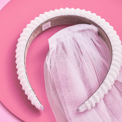 The Noncommittal - headband w/ removable veil