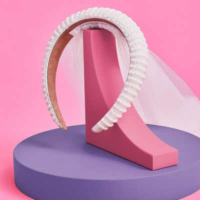 The Noncommittal - headband w/ removable veil