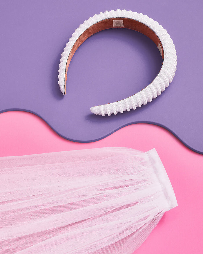 The Noncommittal - headband w/ removable veil