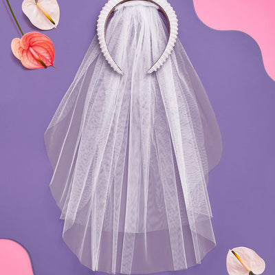 The Noncommittal - headband w/ removable veil
