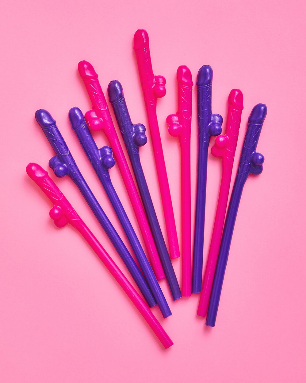 Same Straw Forever - 30 penis straws + confetti