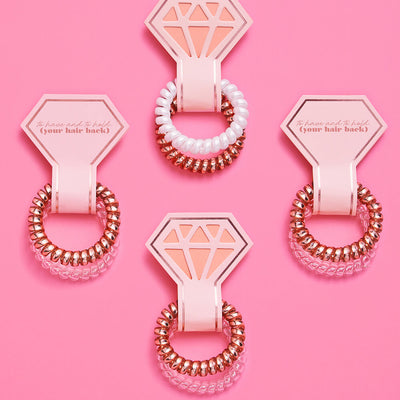 Tied Up Scrunchies - 8 coil scrunchie sets