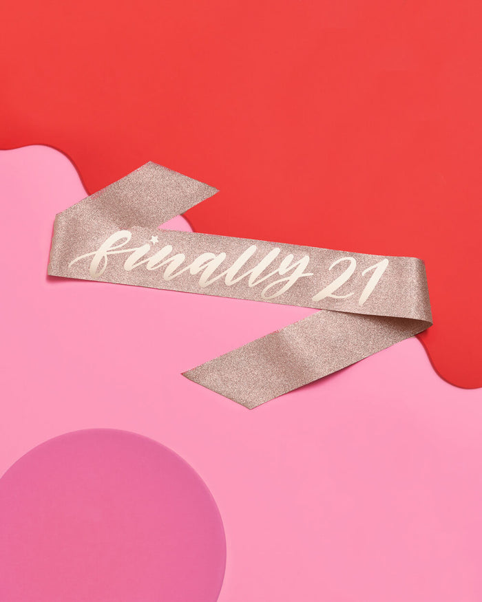 Level Up Kit  - rose gold sash + tiara