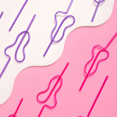 PG-13 P*nis Straw  - 24 penis straws
