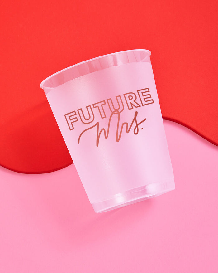 Future Mrs. Cups - 16 reusable frost flex cups