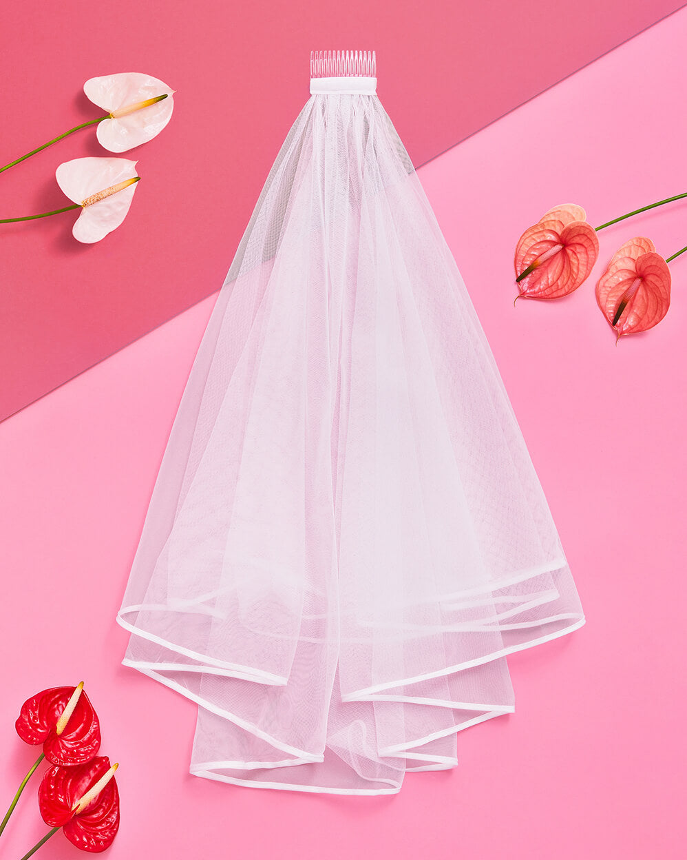 Classic Bride Veil - double layered bridal veil