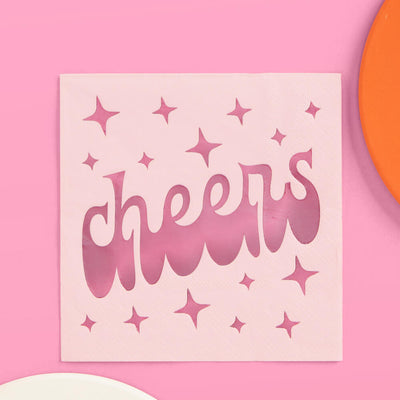 Cheers Napkins - 50 foil napkins