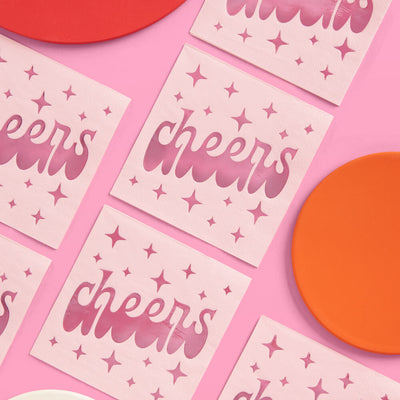 Cheers Napkins - 50 foil napkins
