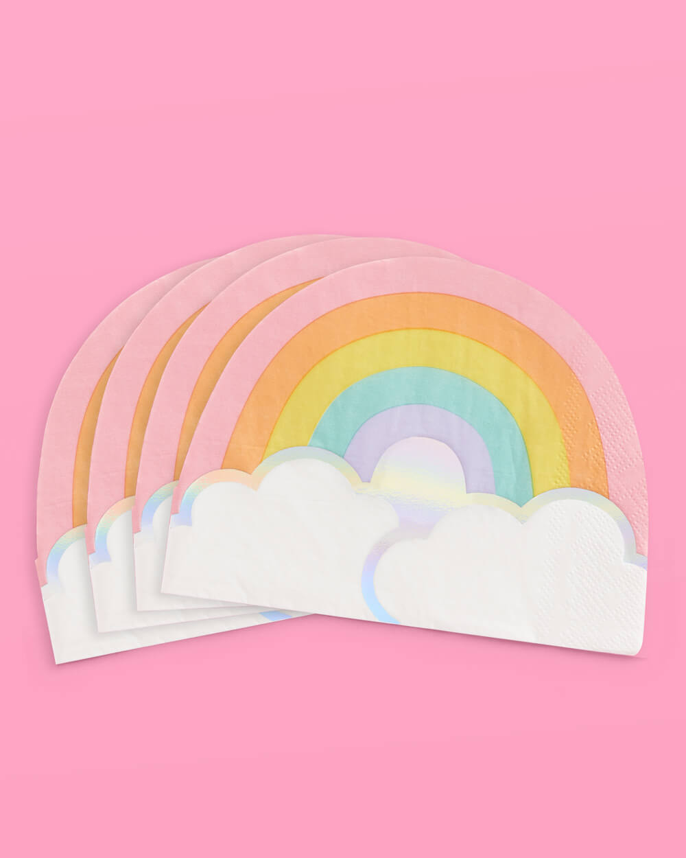 Rainbow Napkins - 25 foil napkins