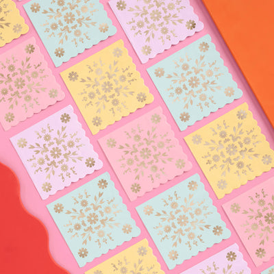 Tea Time Napkins - 24 foil napkins