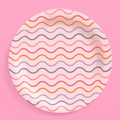 Groovy Party Pack - plates, napkins + cups