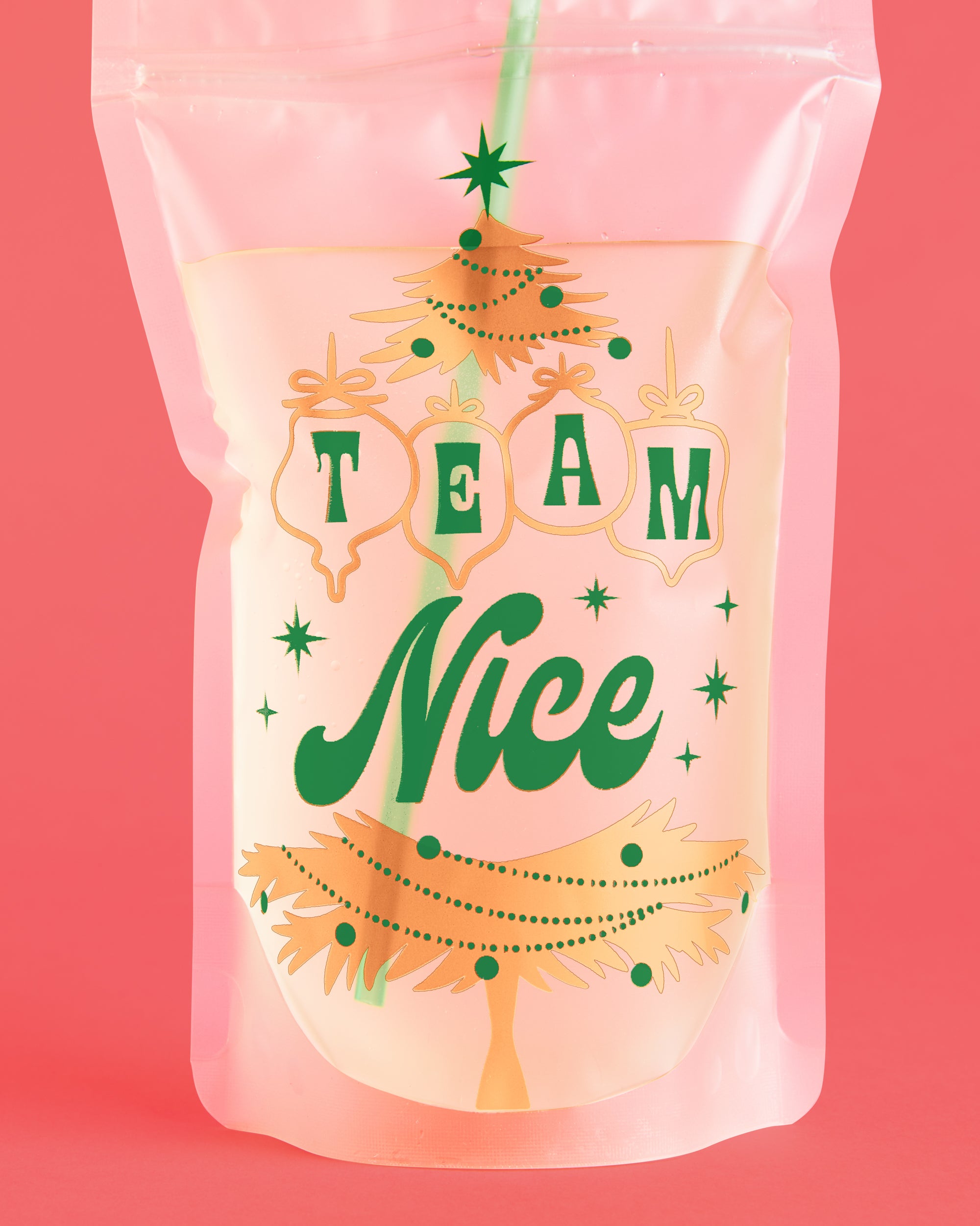 Team Naughty + Nice Drink Pouches