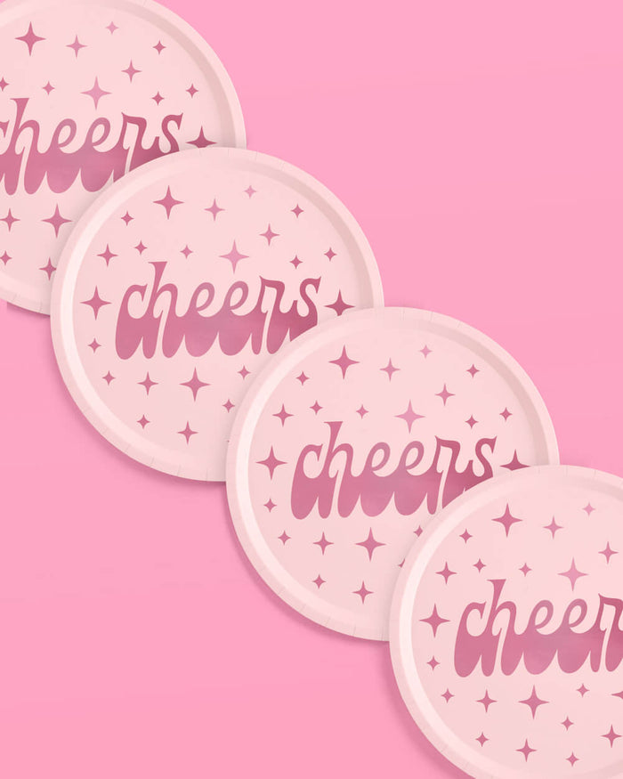 Cheers Plates - 25 paper plates