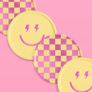 Preppy Party Plates - 24 paper plates