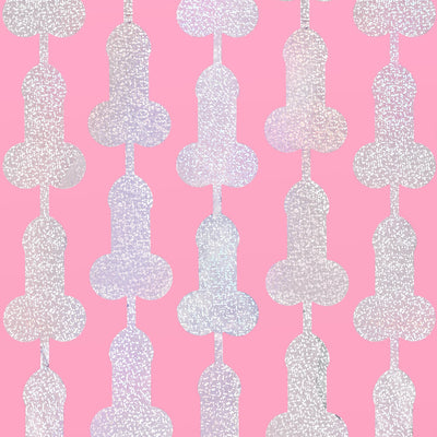 Penis Curtain Pack - iridescent foil curtains