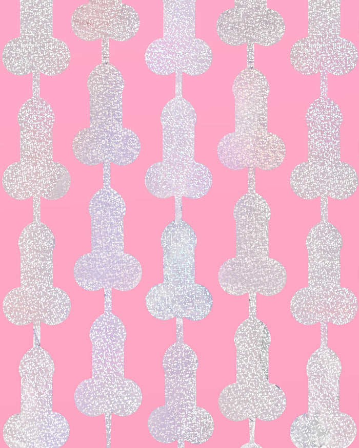 Penis Curtain Pack - iridescent foil curtains