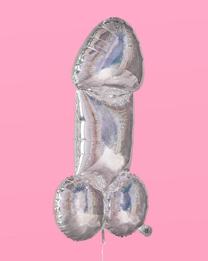 Shimmer XL Penis - 40" foil balloon
