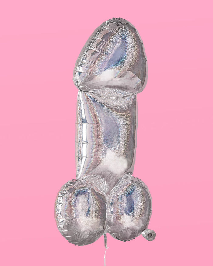Shimmer XL Penis - 40" foil balloon