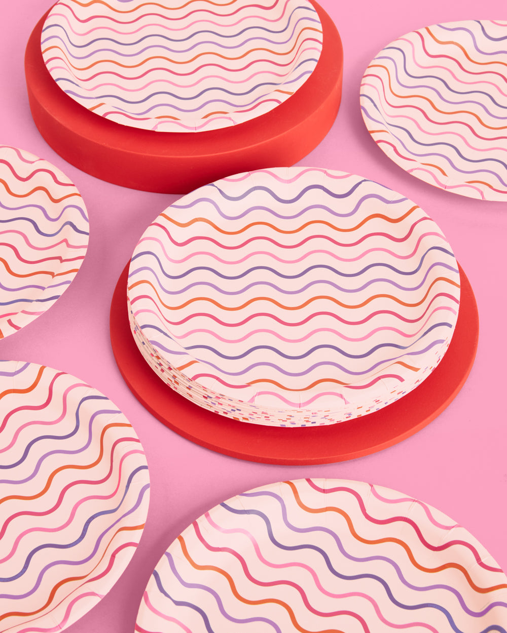 Groovy Party Pack - plates, napkins + cups