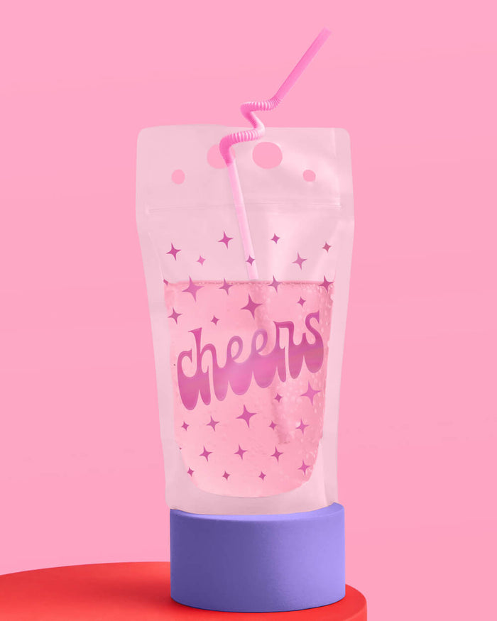 Cheers Sippers - 16 drink pouches