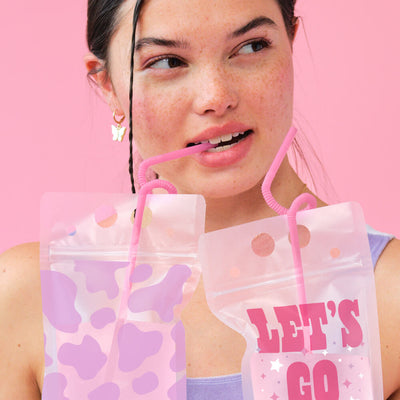 Let's Go Girls Sippers - 16 drink pouches