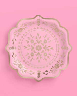 Tea Time Plates - 24 paper plates