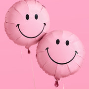 Smiley Balloons - 2 pink balloons