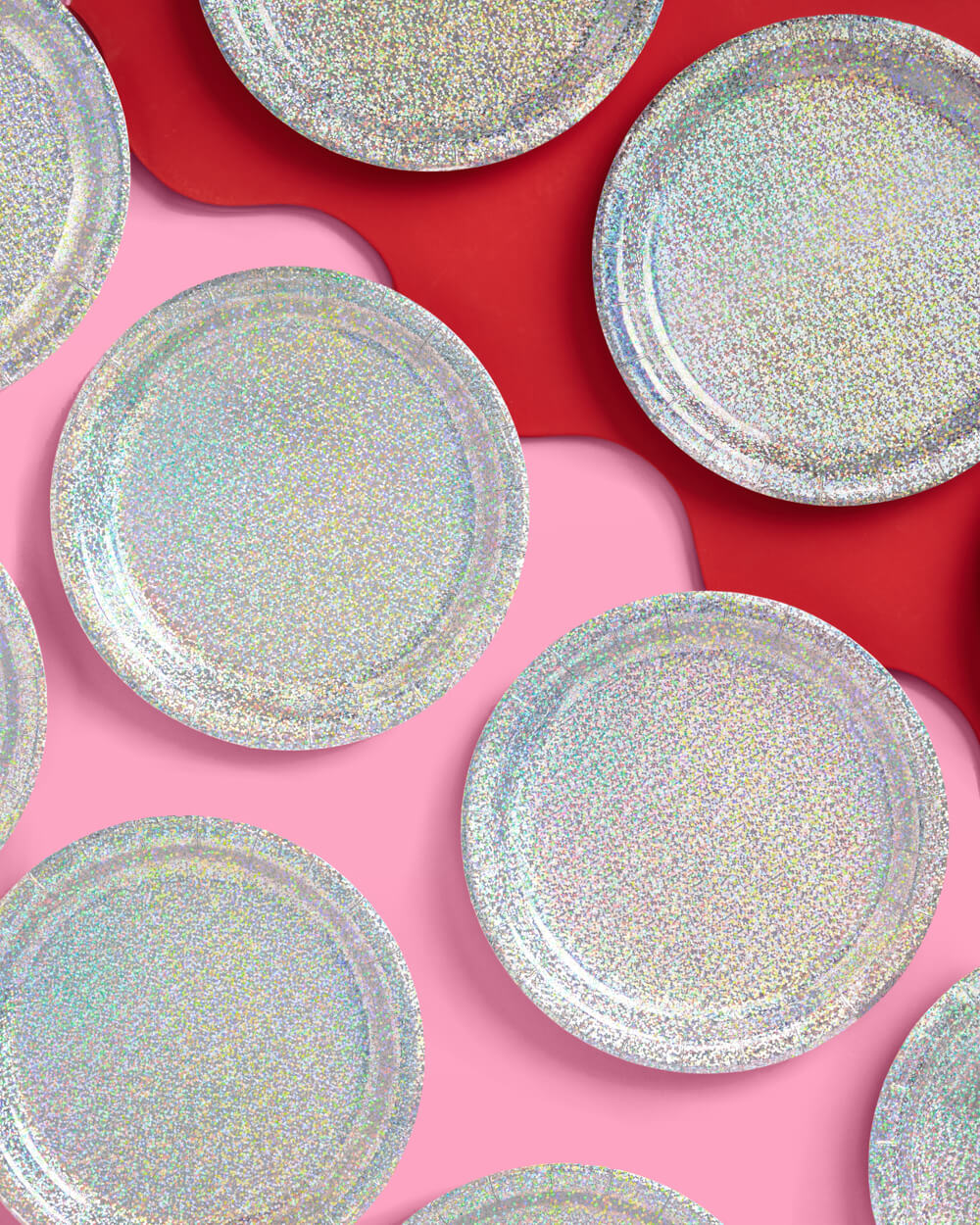 Shimmer Plates - 25 paper plates