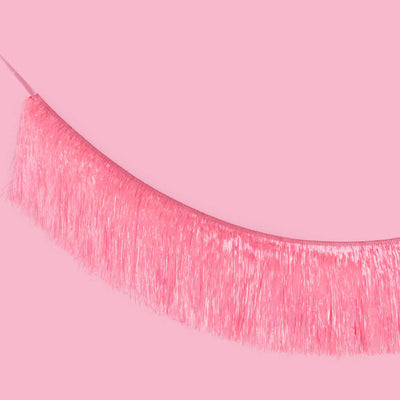 That's Hot Fringe - pink foil banner