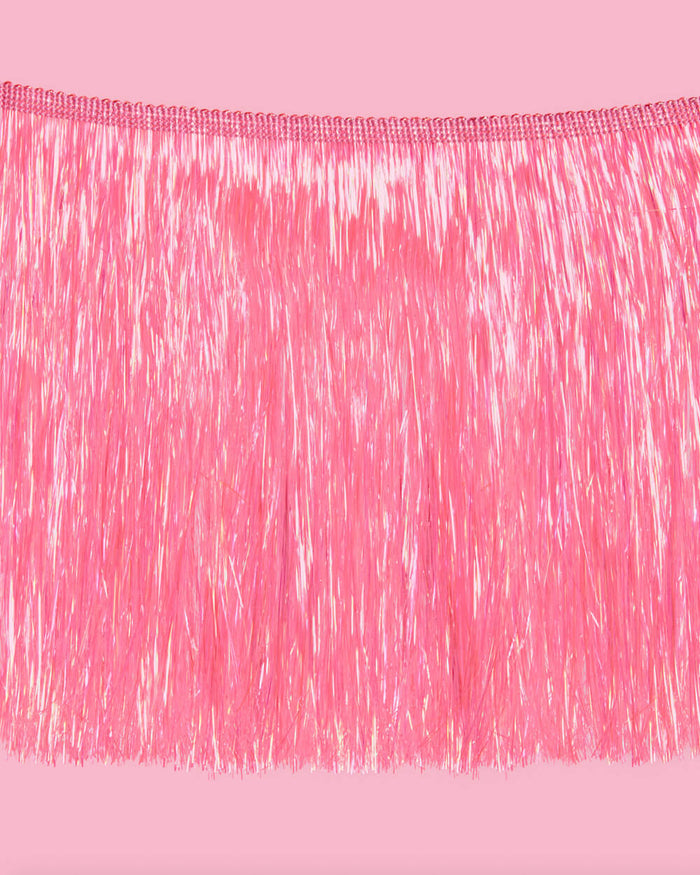 That's Hot Fringe - pink foil banner