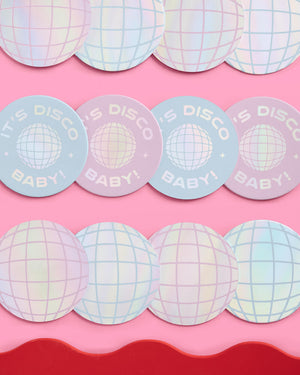 It's Disco Baby! Coasters - 16 paper coasters