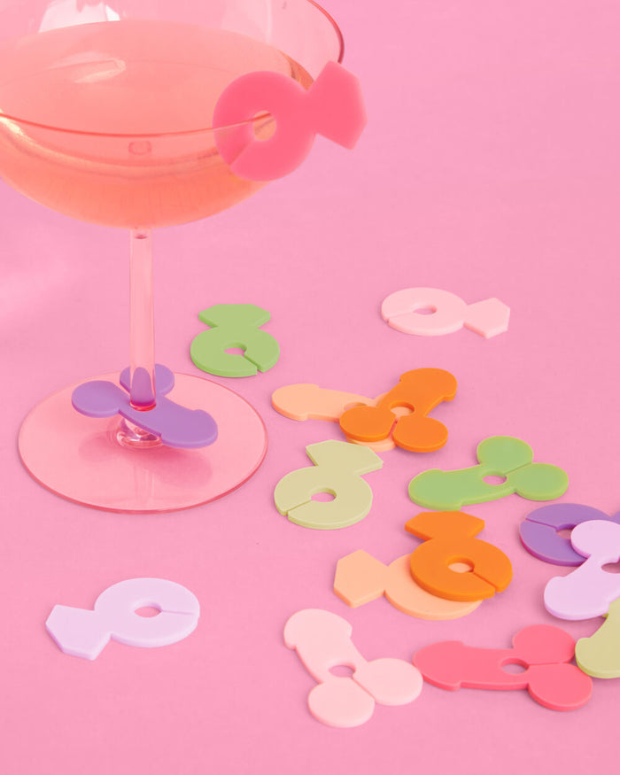 PG-13 Sip Markers - 16 drink markers
