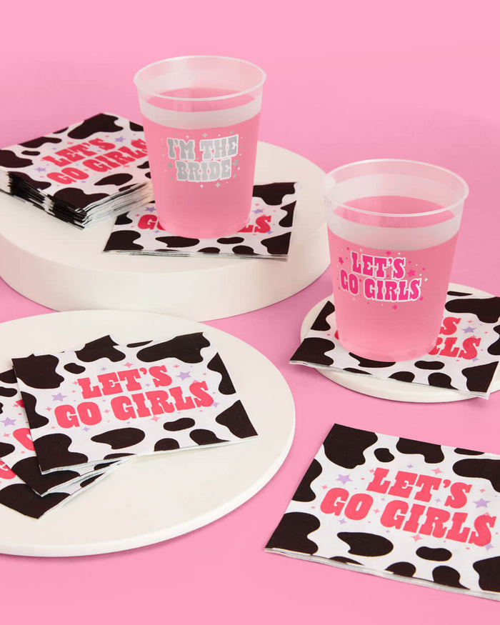 Let's Go Girls Cups - 16 reusable frost flex cups