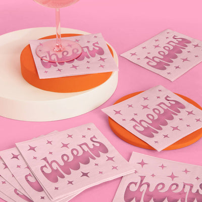 Cheers Napkins - 50 foil napkins