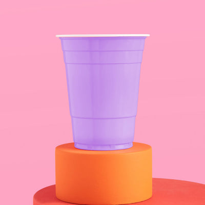 Lavender Haze Cups - 50 matte 16 oz cups